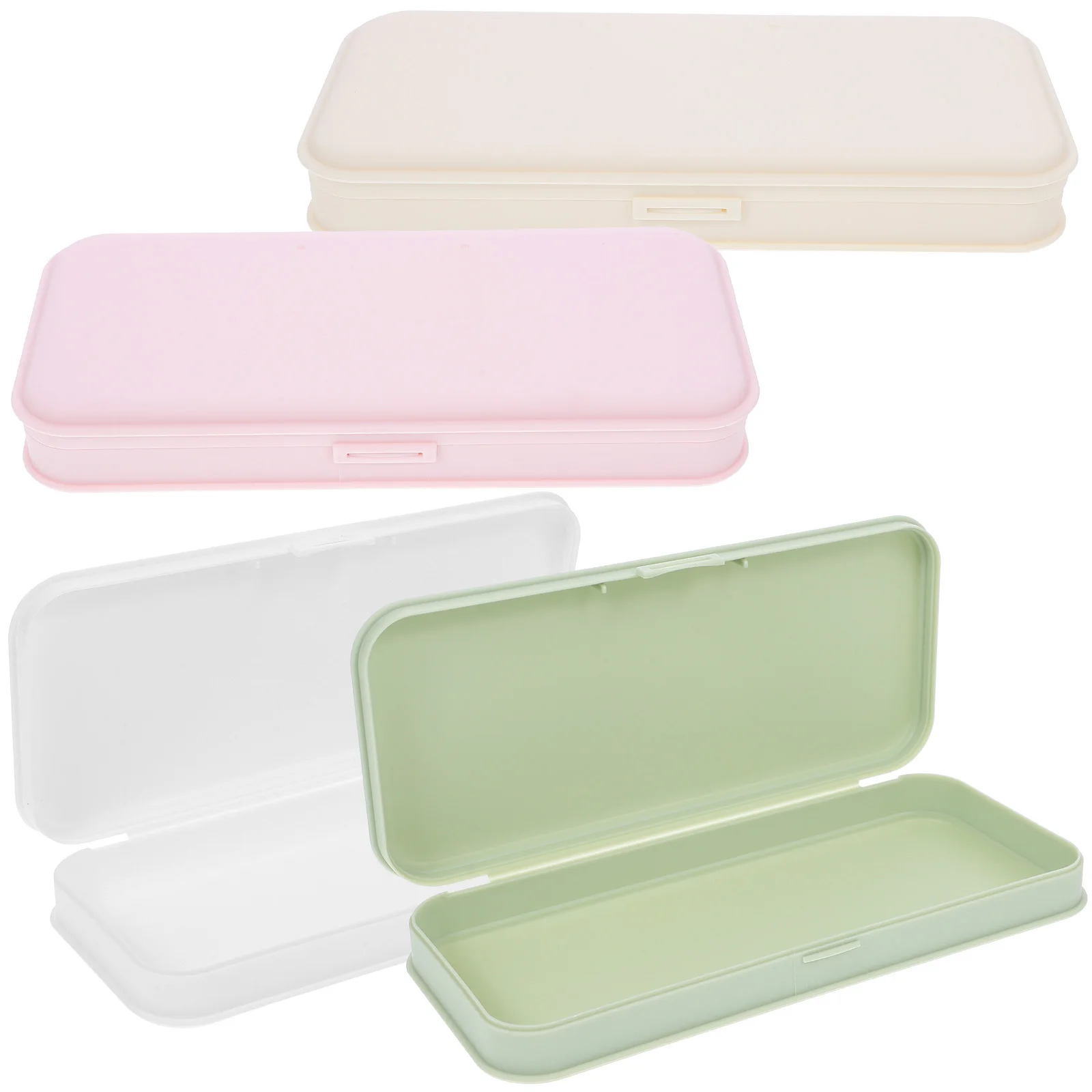 4pcs Makeup Storage Box Large Capacity Organizer For Nail Tools Eyelash Accessories Desktop Stationery Holder Jewelry