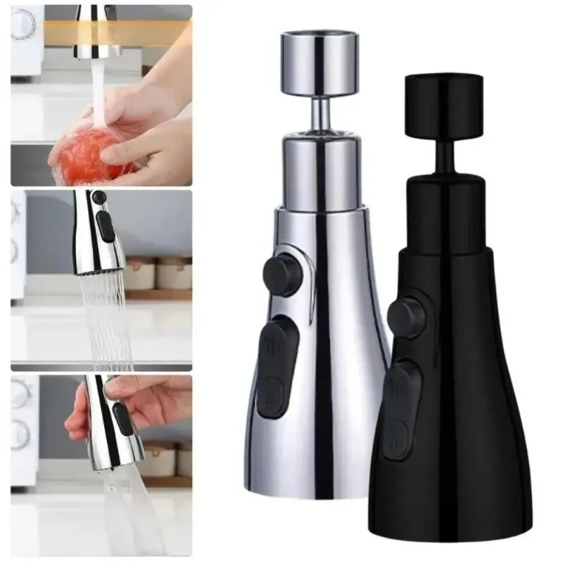 1pc Flexible Kitchen Faucet Sink Mixer Tap Sprayer Head Filtered Water Tap Replaceable Water Tap