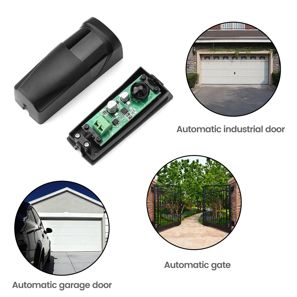 Outdoor Infrared Sensor Beam Photocell Detector For Garage Gate Door Motion Presence Sensor Perimeter Alarm Security Protection