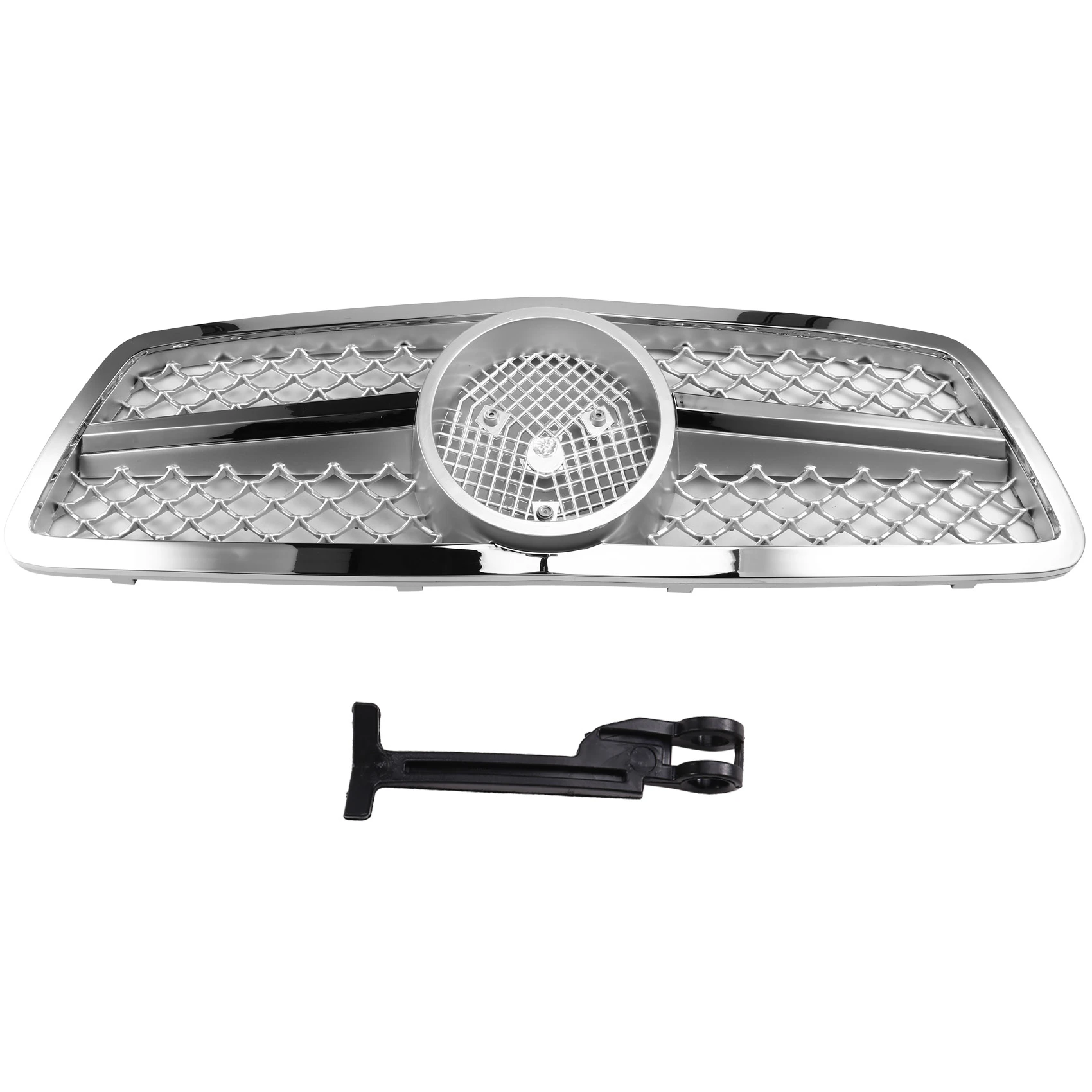 

Hot Selling-Grille Front Bumper Grill For Mercedes-Benz C-Class W203 2000-2006 Chrome,Grille Front Bumper Grill For Mercedes-Ben