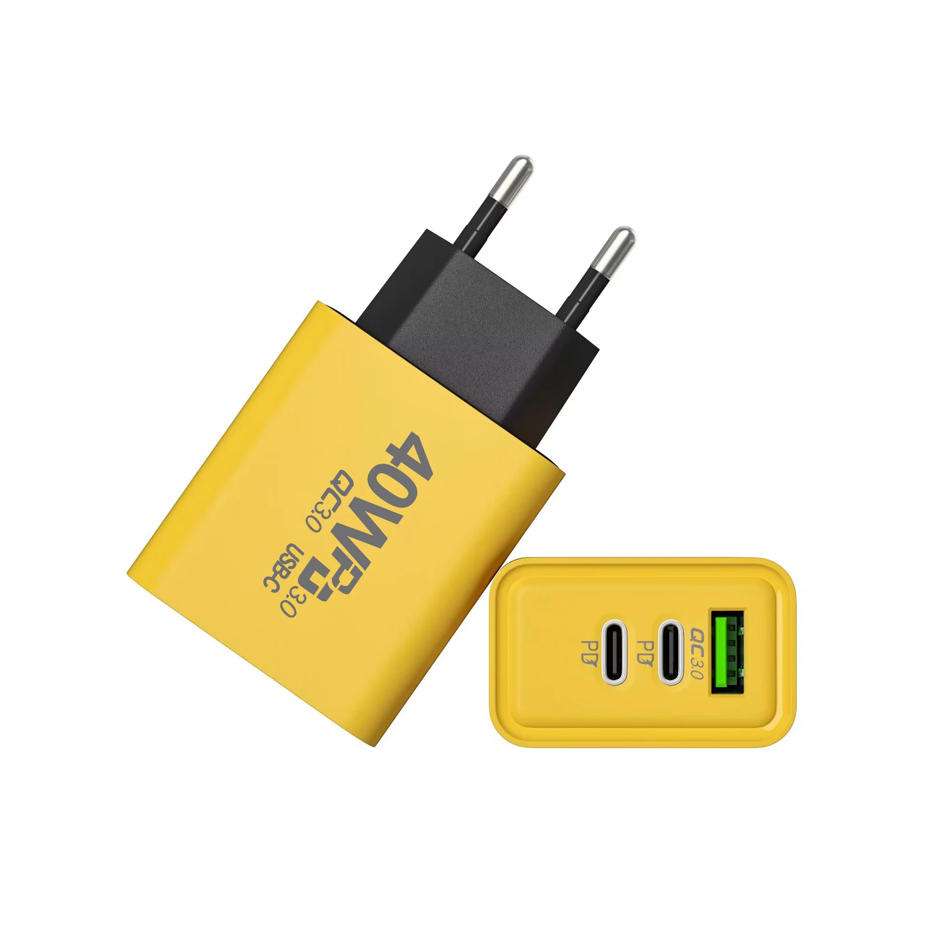 

40W Charger 3-port USB C PD 3.0 Charger Fast Charge USB C Fast Charger Mobile USB Charger Tablet Charger