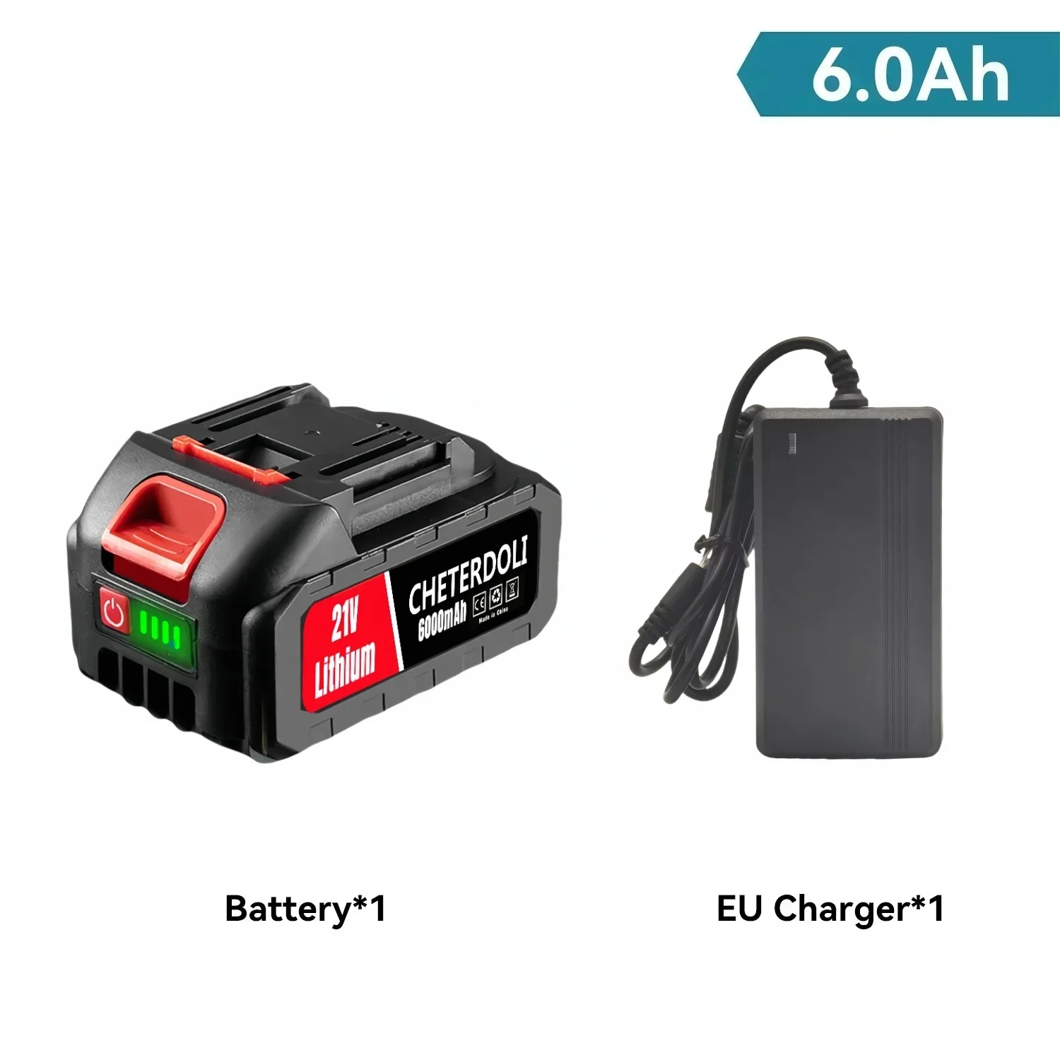 21V Voor Makita 6000mAh Oplaadbare 18650 Lithium Batterij 18v Elektrisch Gereedschap Draadloze Sleutel Zaag Boor Grinder Schroevendraaier