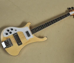 Left Hand 4 Strings Electric Bass with Two Jacks,Rosewood Fretboard,Can be customized