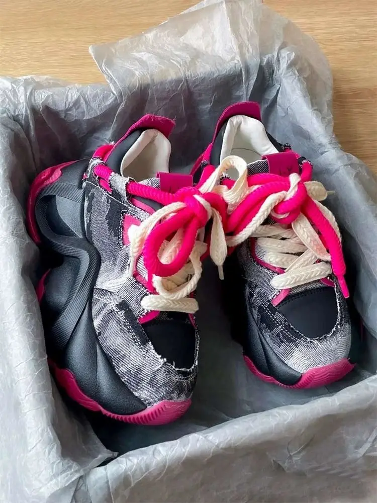 2025-new-season-forest-inspired-thick-sole-sneakers-for-women-parisian-style-elevating-shoes-with-ankle-support