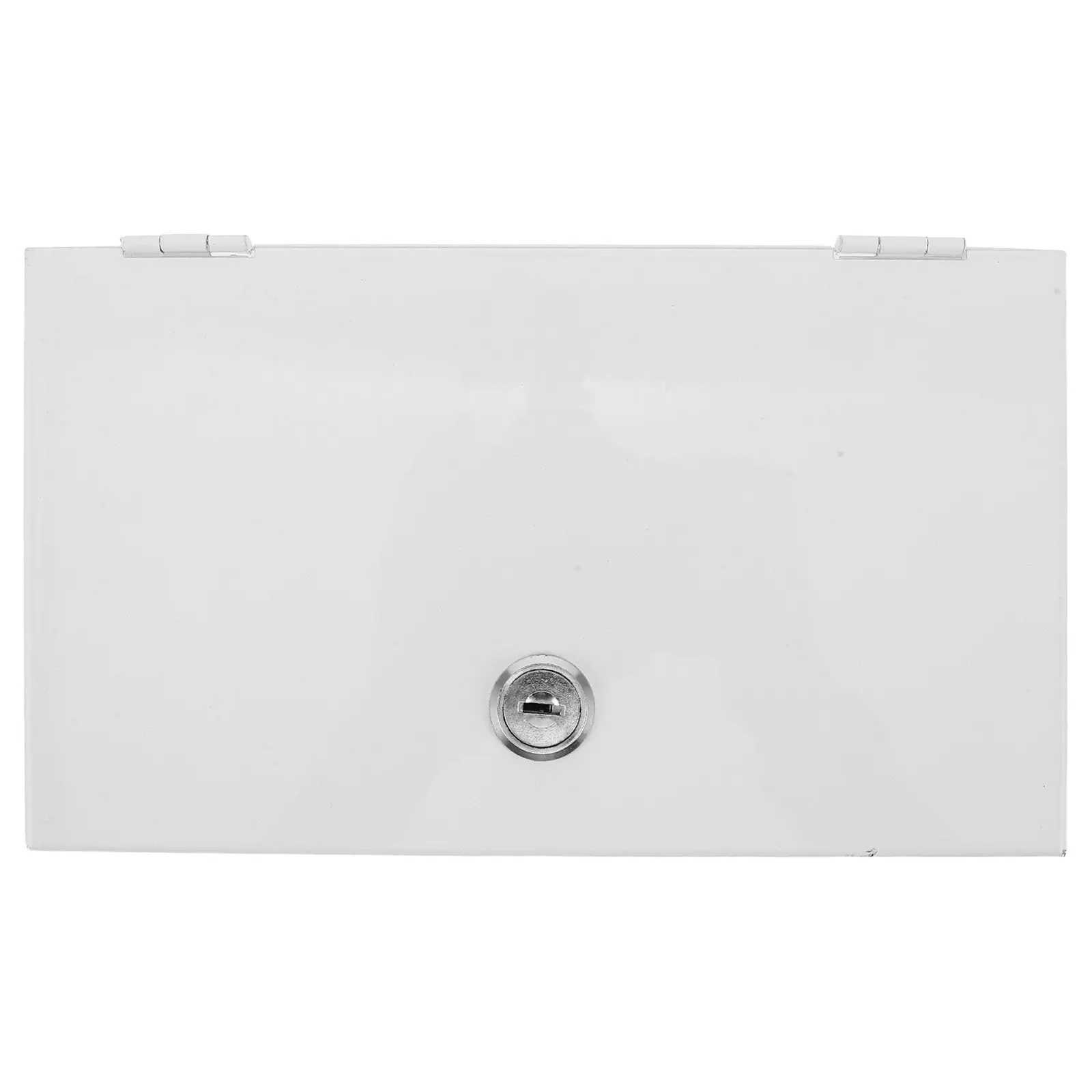 Surface Mount 2-Gang Waterproof Lock Box Rectangular Lockable Electrical Junction Box Protective Dustproof Enclosure for Wall