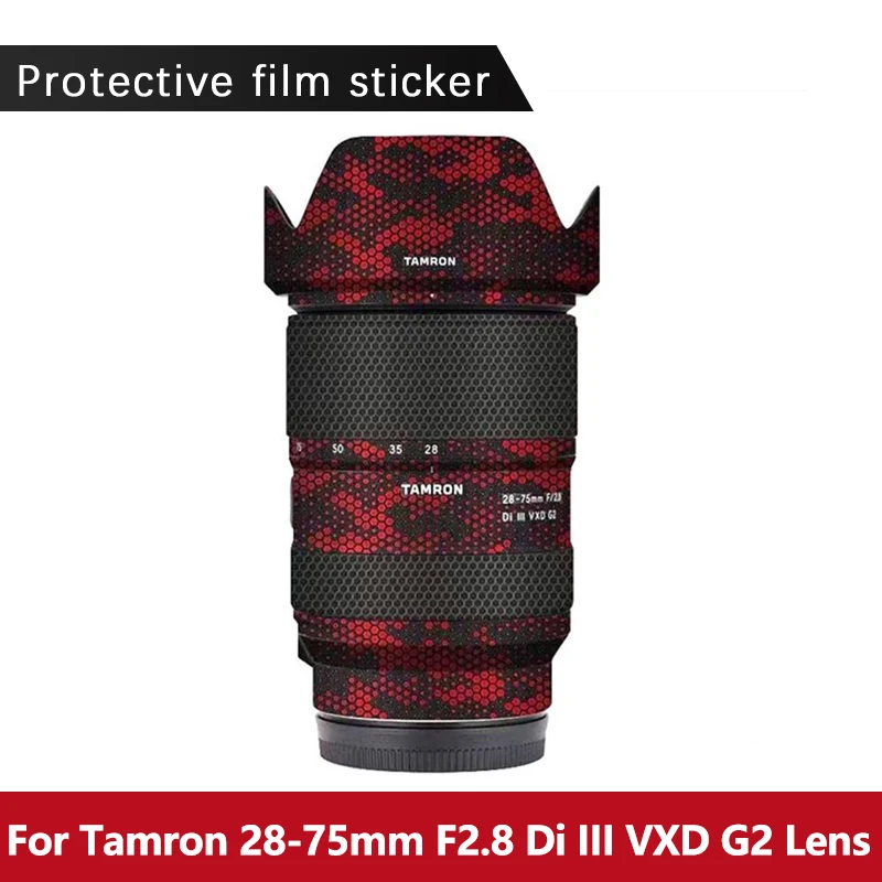 

For Tamron 28-75mm F2.8 G2 A063 Decal Skin Vinyl Wrap Film Camera Lens Protective Sticker 28-75 2.8 F/2.8 Di III VXD G2 For Sony