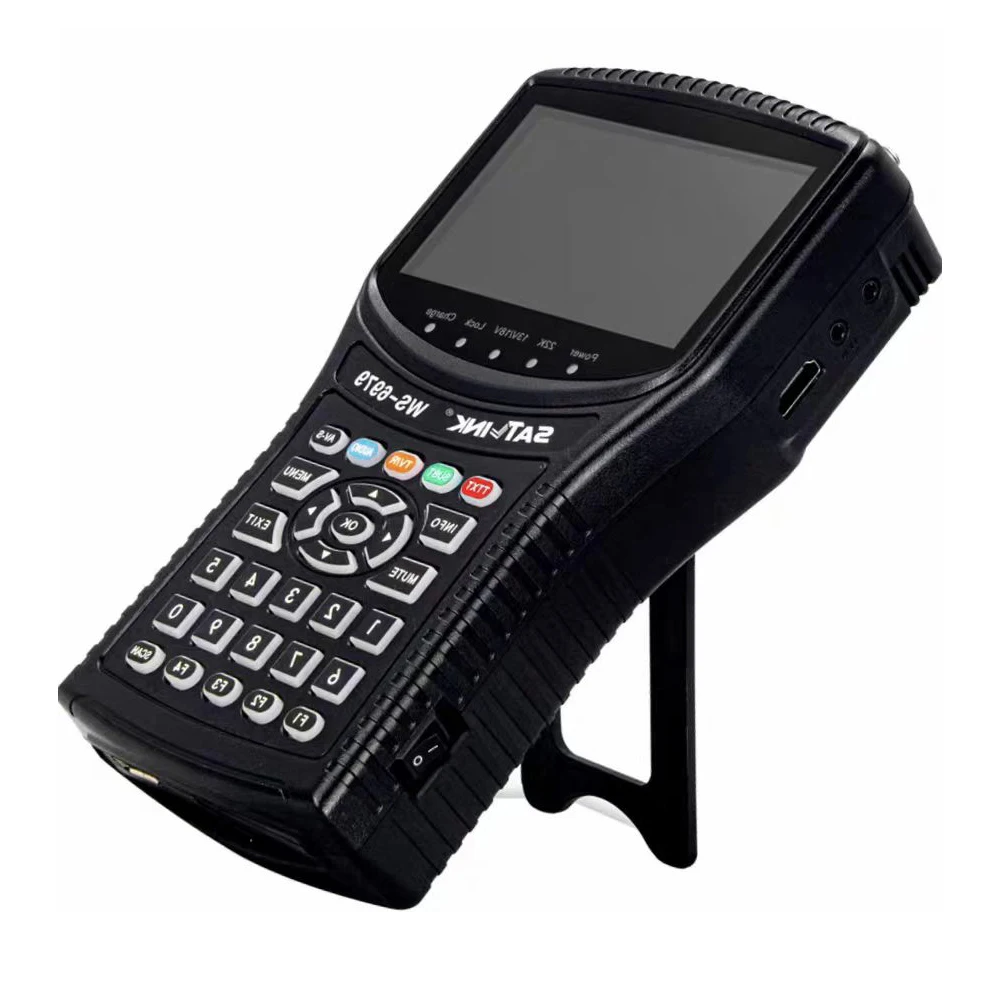 Satlink WS-6979 Combo Signal Meter DVB-S2 DVB-T2 Satellite Finder Terrestrial TV Signal Detector for Satellite Dish & Digital An