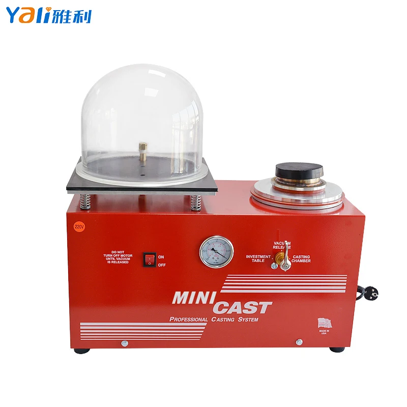 Mini Jewelry Making Machine Jewellery Casting Machine Vacuum Casting Machine With 4L Pump