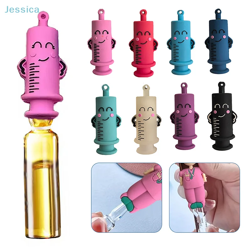 ♥ فتاحة أمبولة طبية مطاطية، قاطعة حقنة خاصة للممرضات والأطباء، أداة مساعدة لفتح زجاجات الأدوية