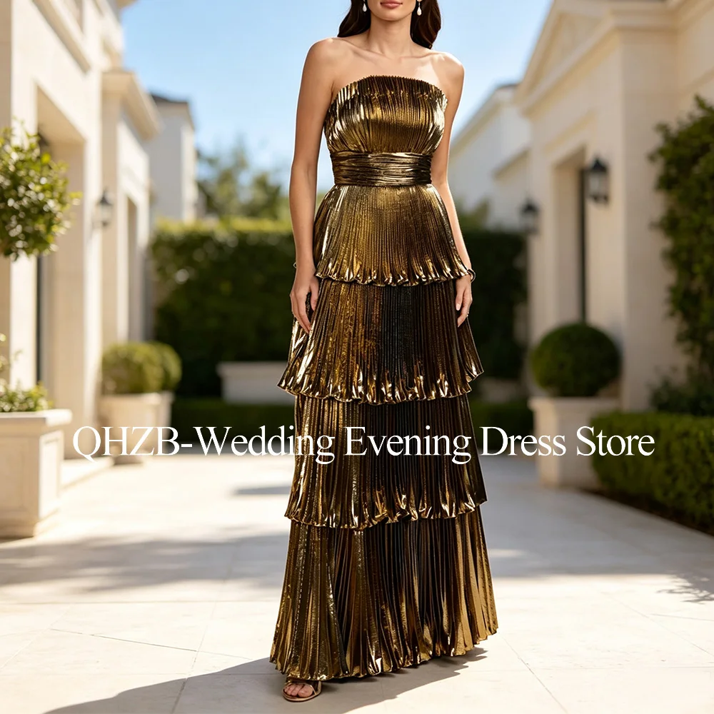 Customized Elegant Long Evening Dresses for Special Occasions Strapless Floor-Length A-Line Women Prom Party Gala Gowns 2026