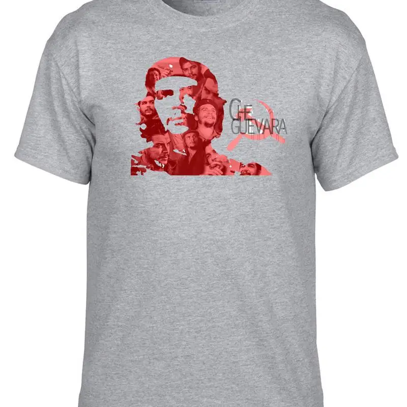 

Che Guevara Cuba Cuba REVOLUTION Grey T-Shirt -130_Grey