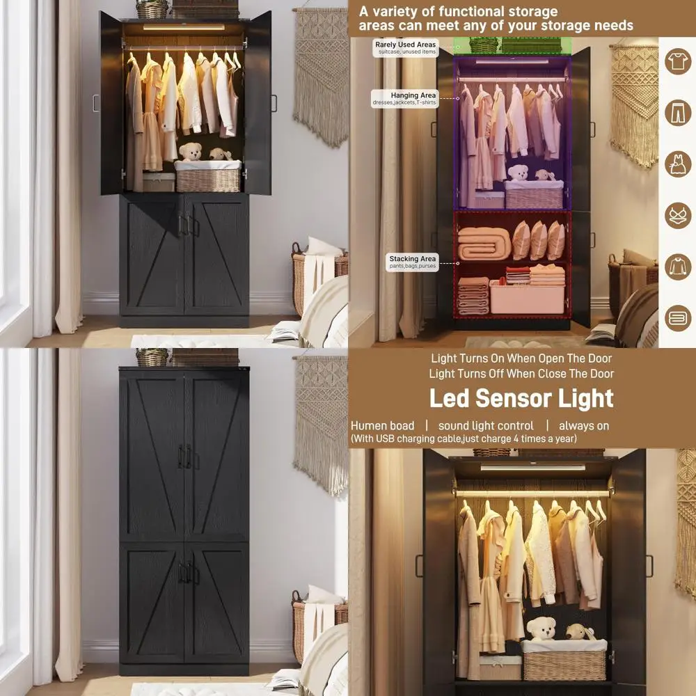 75" Tall Armhouse 2…