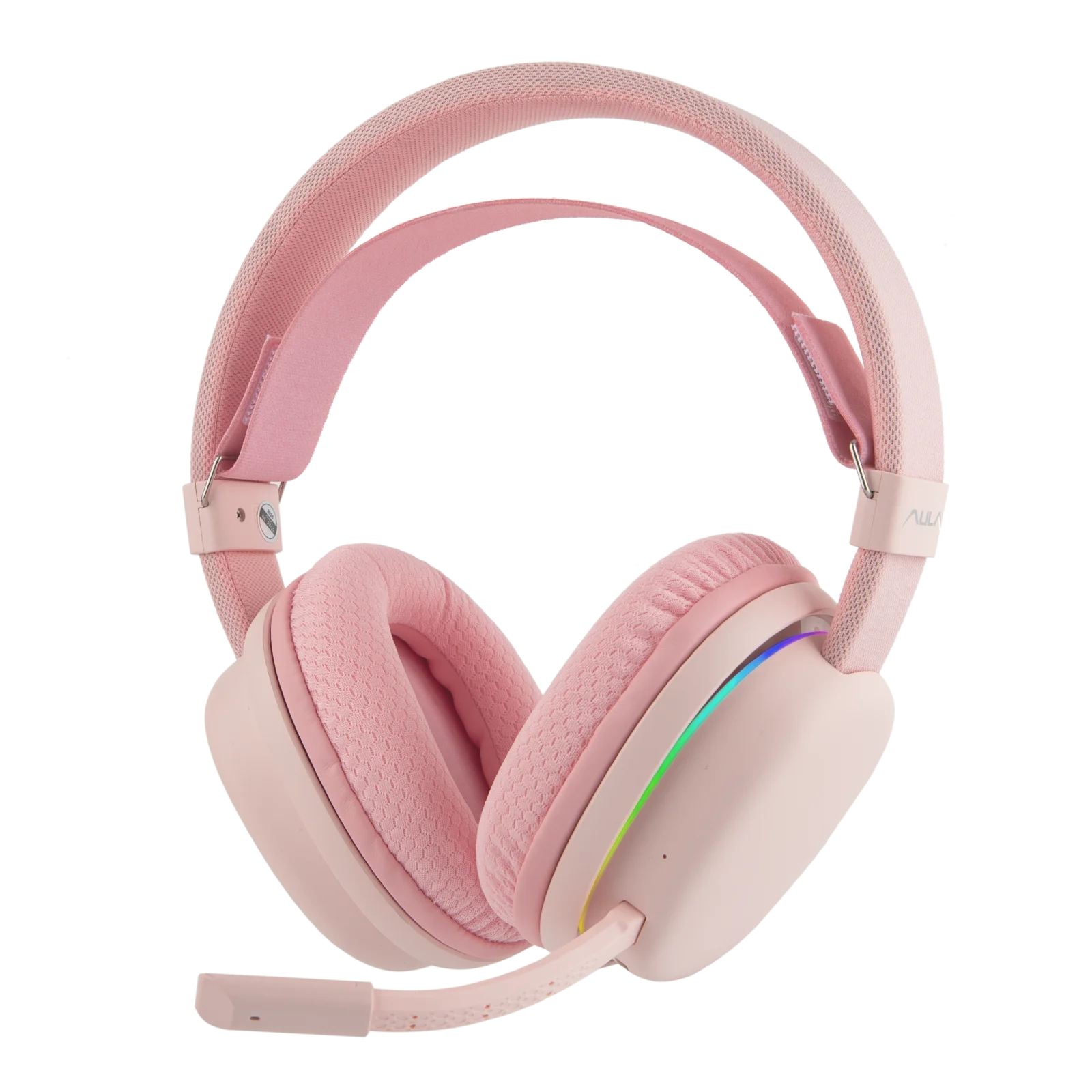AULA G7 bedrade/BT/2,4GHz draadloze gaminghoofdtelefoon met afneembare ruisonderdrukkende microfoon RGB-verlichting voor PS4/PS5/PC/schakelaar
