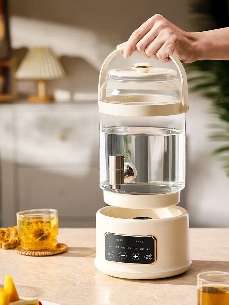 Health flower tea bucket faucet outlet health pot household constant temperature kettle split type insulation new style