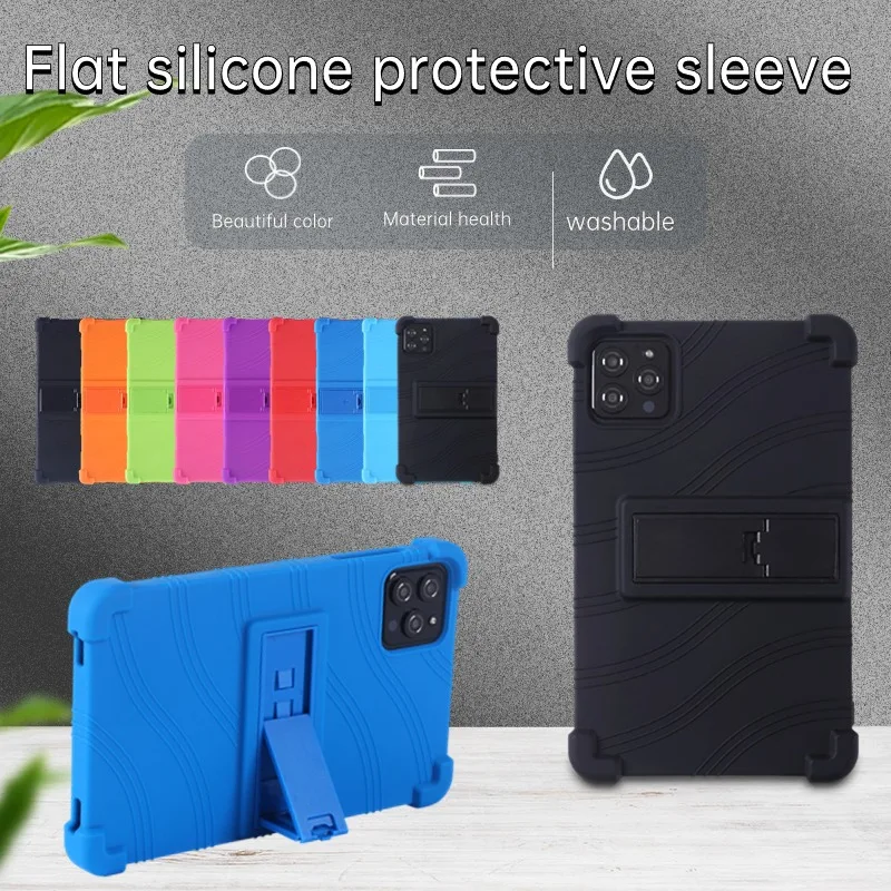 Soft Silicon Cover For PRITOM Tronpad B8 / NEWISION VOLENTEX L8 Case 8" Tablet PC Protector Funda with 4 Shockproof Airbags Soft