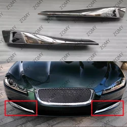 1 szt. Przedni zderzak samochodowy boczne akcesoria do dekoracji kratka wykończeniowa grilla dla Jaguar XF 2012 2013 2014 2015 ABS z tworzywa sztucznego