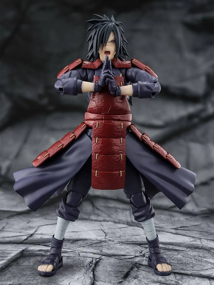 Bandai SH Figuarts SHF Naruto Shippuden Madara Uchiha Legend of Darkness Collectible Action Figure Anime Model Toys Gift