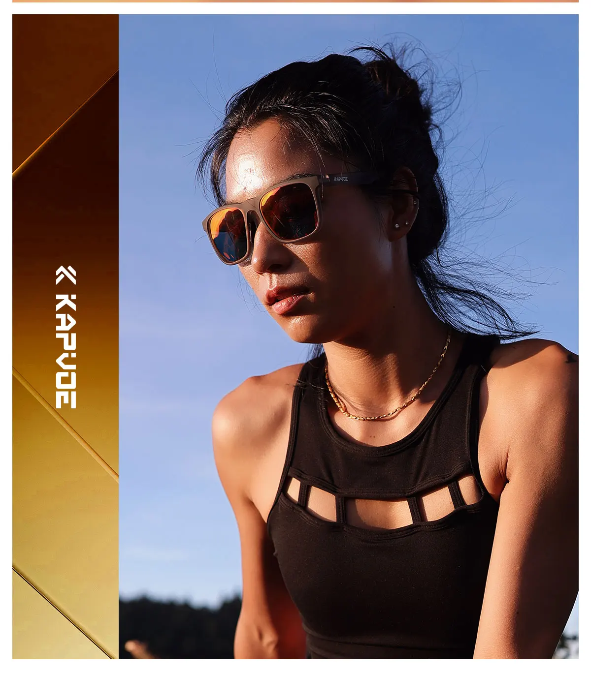 Kapvoe Neue Sport Polarisierte Sonnenbrille Männer Fahren Angeln Golf Im Freien Photochrome Gläser Laufen Frauen Wandern UV400 Brille – Detail 27