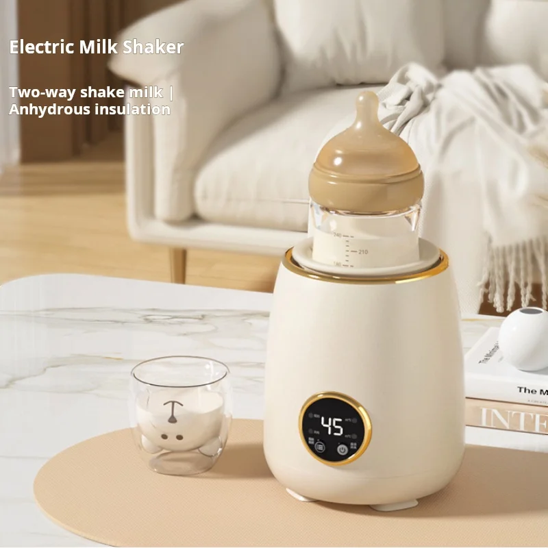 Bottle shaker outdoor baby milk powder warmer usb rechargeable multifunctional electric shaker milk warmer constant temperature