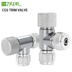 ZRDR high quality needle valve regulator suit 4*6mm co2 special tube for aquarium fish tank co2 systemCarbon dioxide fine-tuning