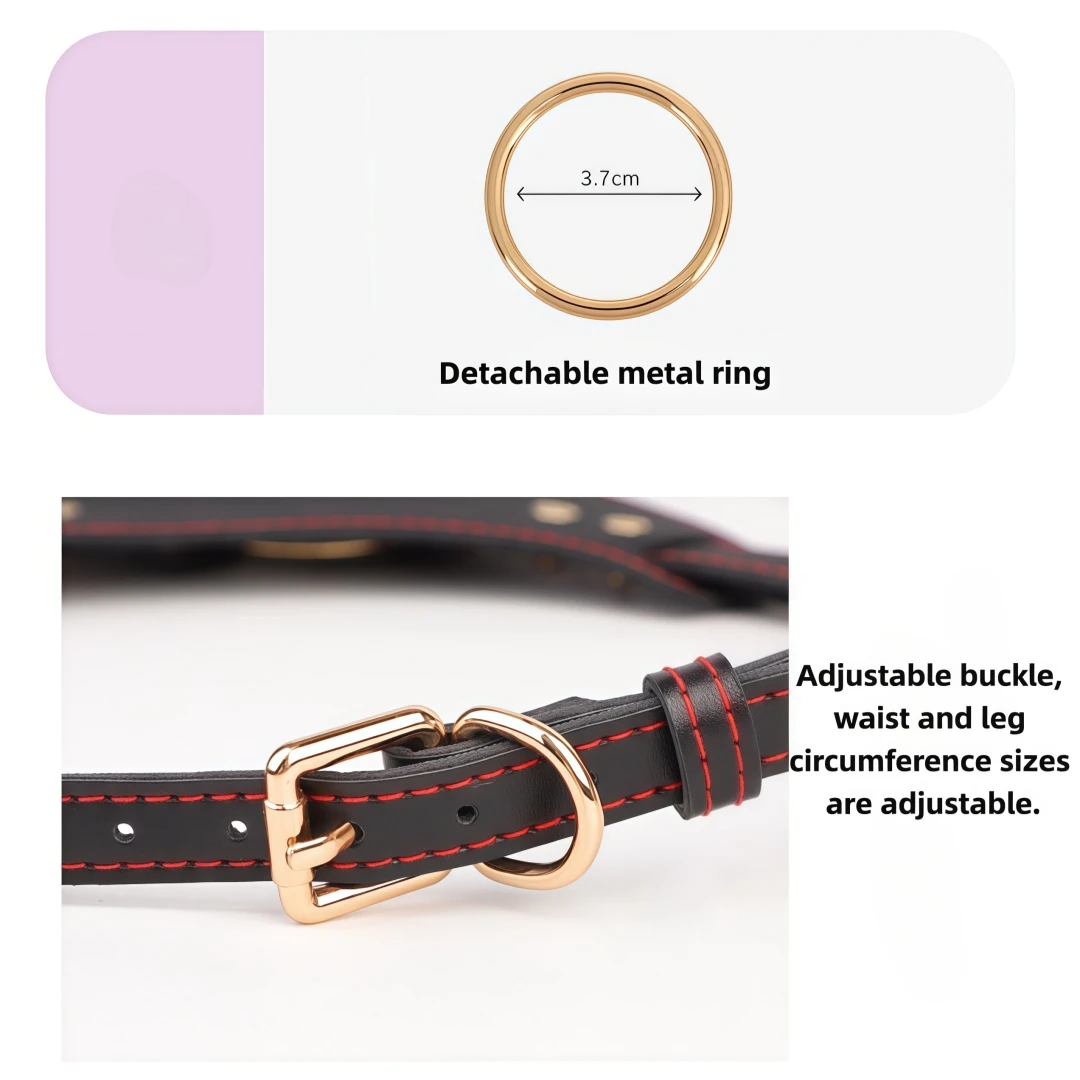 Wearable Strap On Dildo Harness Pants PU Leather Adjustable Pegging Harness Belt BDSM Bondage Underwear Sex Toy for Women Men - Image 6