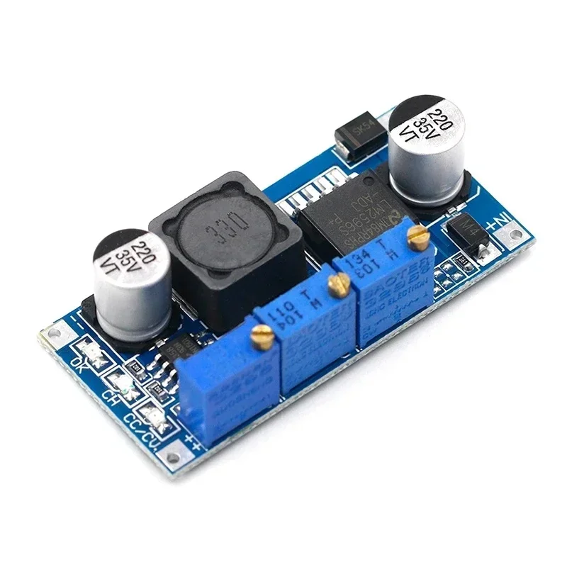 10Pcs LM2596 LED Driver DC-DC Step-down Adjustable CC/CV Power Supply Module Battery Charger Adjustable LM2596S Constant Current