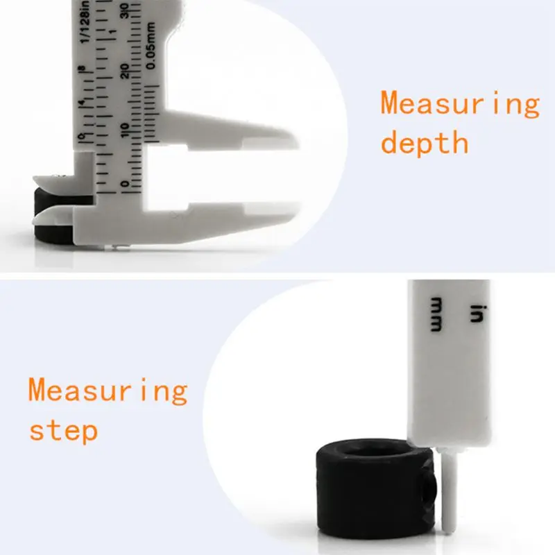 Paquímetro definição, tela cheia metal 0-80mm, régua dupla, escala aço inoxidável-vernier, medição precisa,