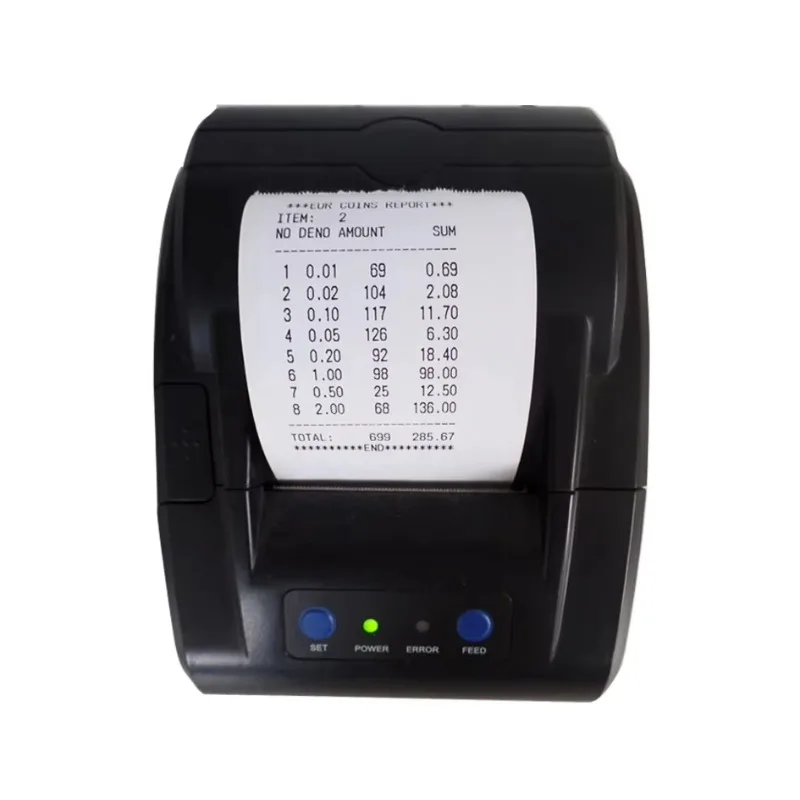 Newly designed coin sorter with batch, add-on functions, and printer/high-efficiency coin counter