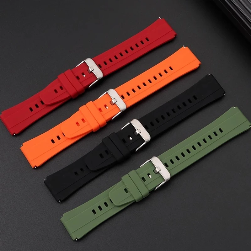 For Citizen AN3660 Series Retro Bull Head Panda Timing AN3660-81A/81E/81L Men\'s Silicone Rubber Watch Strap 18mm Sport Watchband