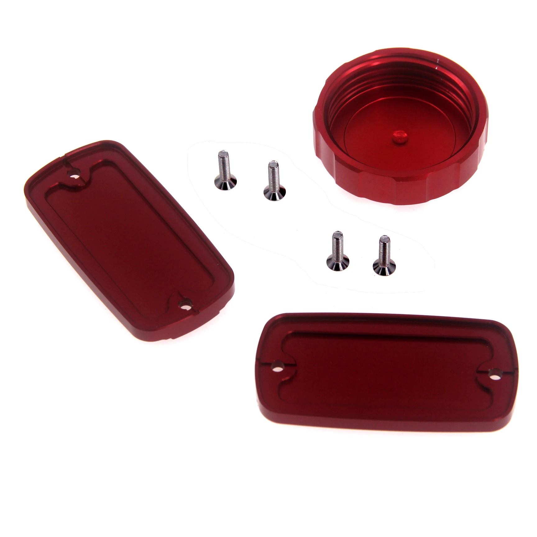 RiderJacky® For Honda Valkyrie 1800 GL1800C 2014-2015 Motorcycle Front Brake & Clutch and Rear Brakes Fluid Reservoir Cover Cap