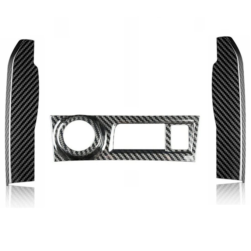 Carbon Fiber Center Console CD Panel Trim Ignition Device Start Button Frame For Subaru BRZ Toyota 86 2013-2020