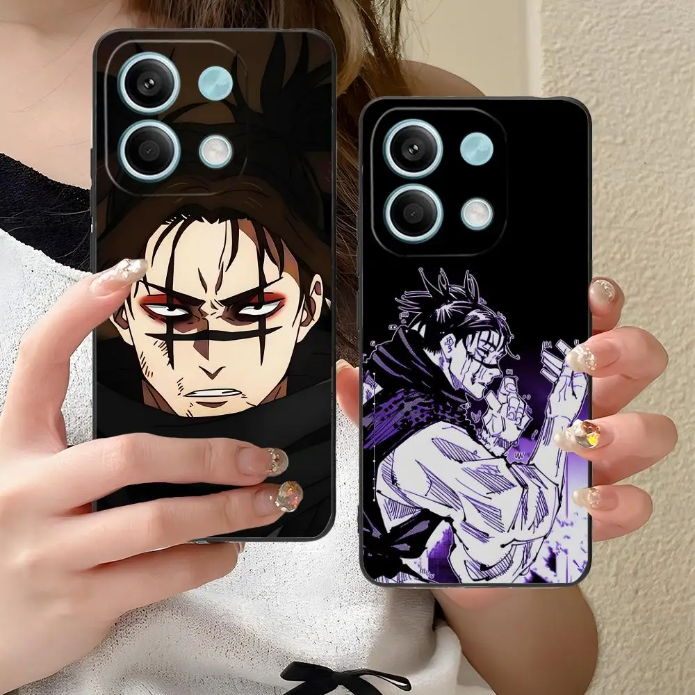 Чехол для мобильного телефона Jujutsu Kaisen Choso для Xiaomi Redmi Note 14 13 12 11 A5 3 2 1 Pro Plus 4G 5G, роскошный цветной защитный чехол