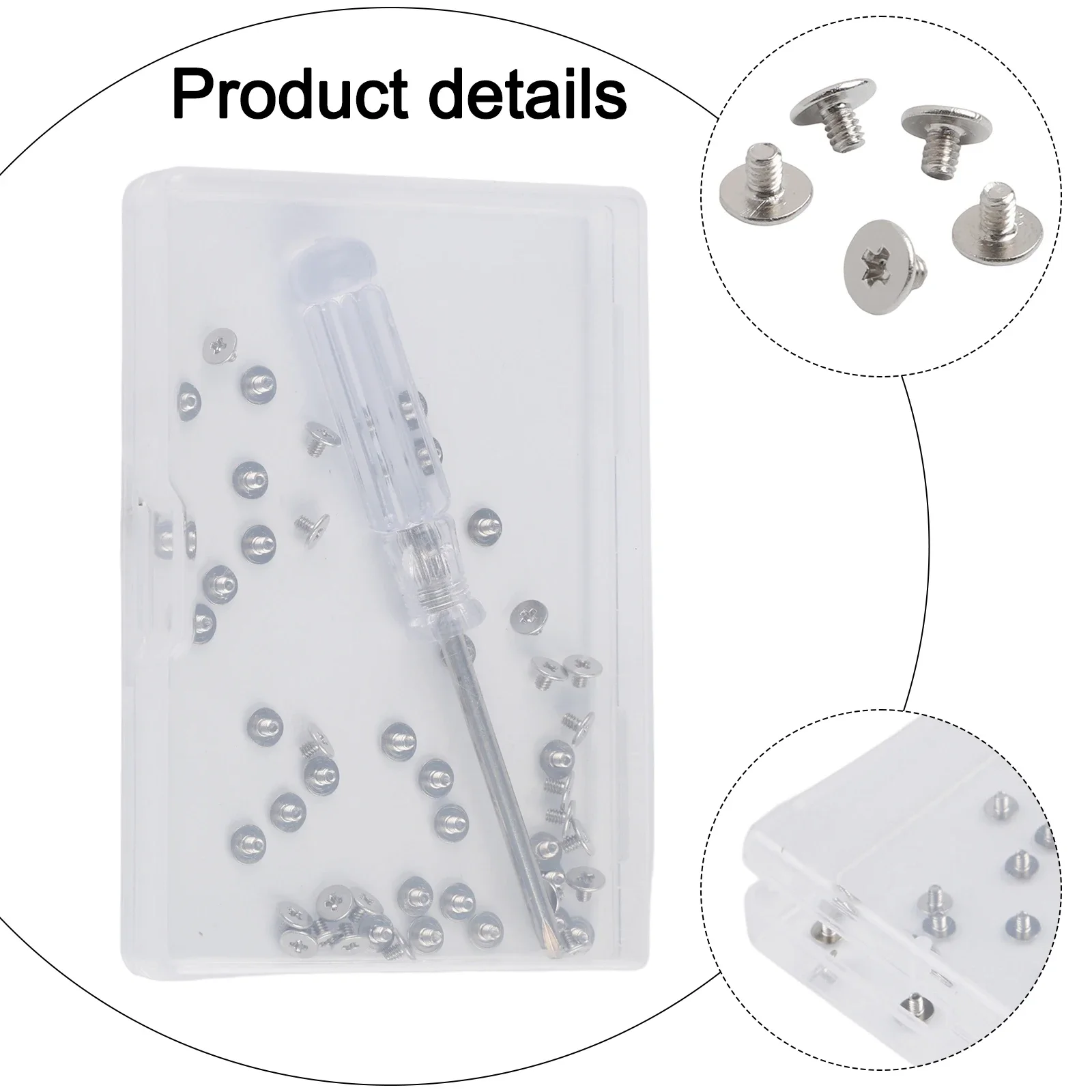 PC Mounting Screws Flat Head Screws Rust Resistant Screws For Computers Screwdriver Carbon Steel Flat Head Design