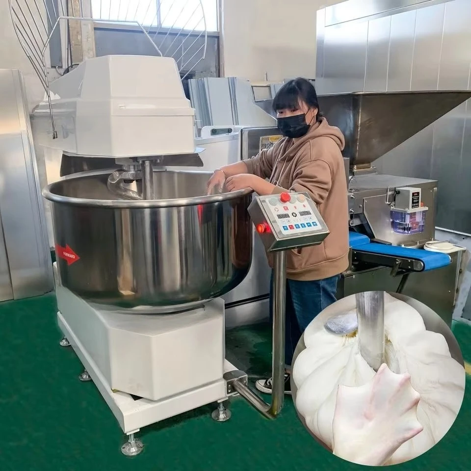 50l/75l/100L/200l/260l/300l Turning Cylinder and Kneading Dough Mixer Tilt Food Mixer