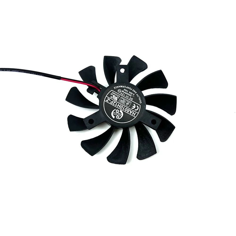 Ventilador HA8010H12F-Z GTX 1030 de 75MM y 2 pines para refrigeración de tarjetas gráficas MSI Geforce GTX 750Ti 750 N740 GTX730 GTX740 R7 250