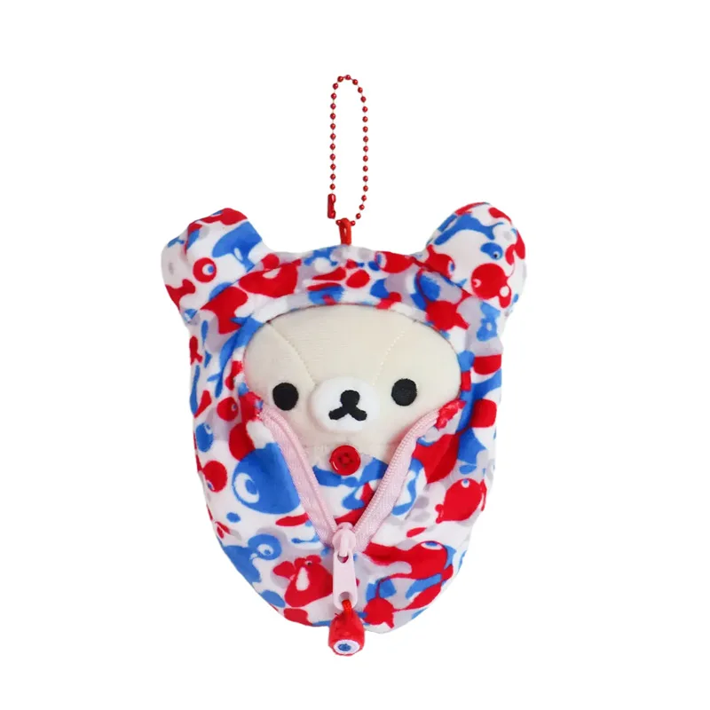 Kawaii Rilakkuma Korilakkuma Nette Kreative Plüsch Spielzeug Schlafsack Schlüsselbund Cartoon Rucksack Anhänger Puppe Freunde Geburtstag Geschenk