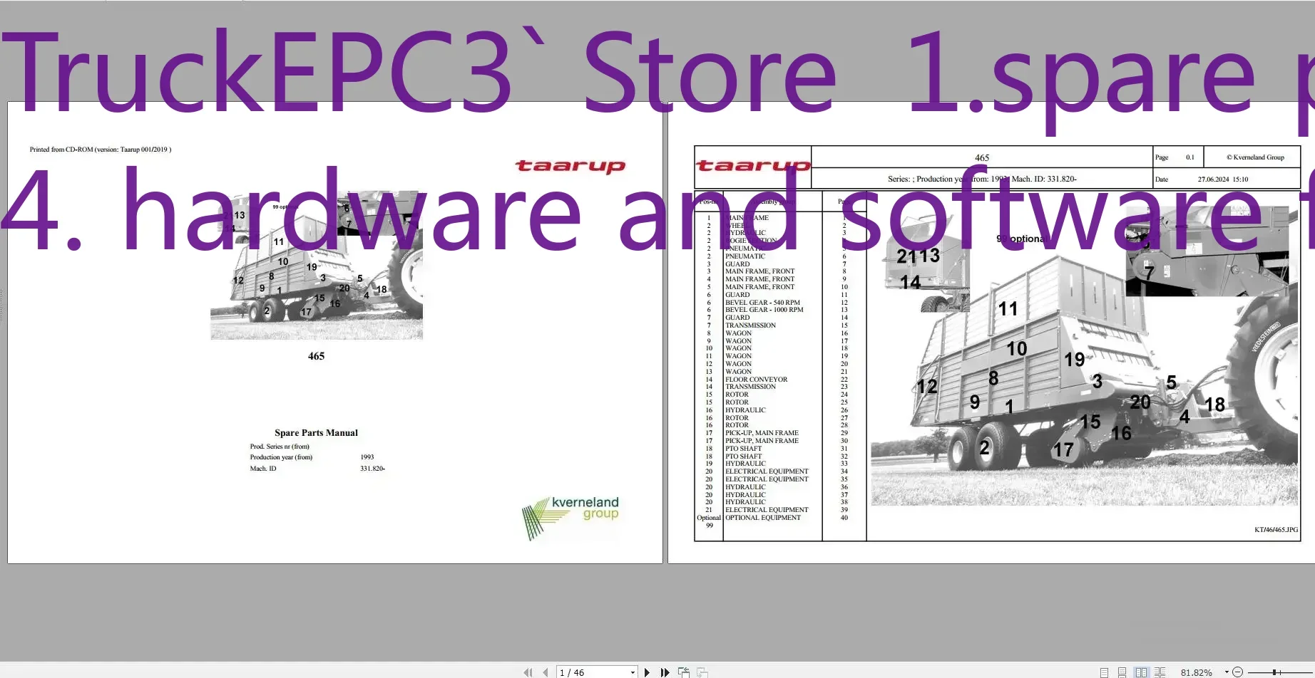 

TruckEPC3 TAARUP Сельскохозяйственный 8,12 ГБ PDF Инструкция по запасных часам