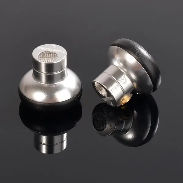 MusicMaker Toneking 65ohm Auricolari intrauricolari a testa piatta Hifi Musica DJ Auricolari Tune in lega come armatura MX985 Interfaccia MMCX
