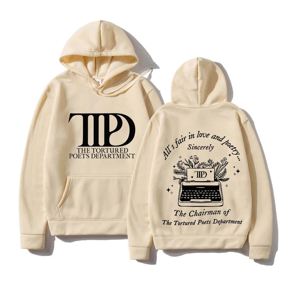 

The Tortured Poets Department Crewneck Sweatshirt Unisex Womens Clothing Casual Pullover Streetwear Female Clothes harajuku Tops