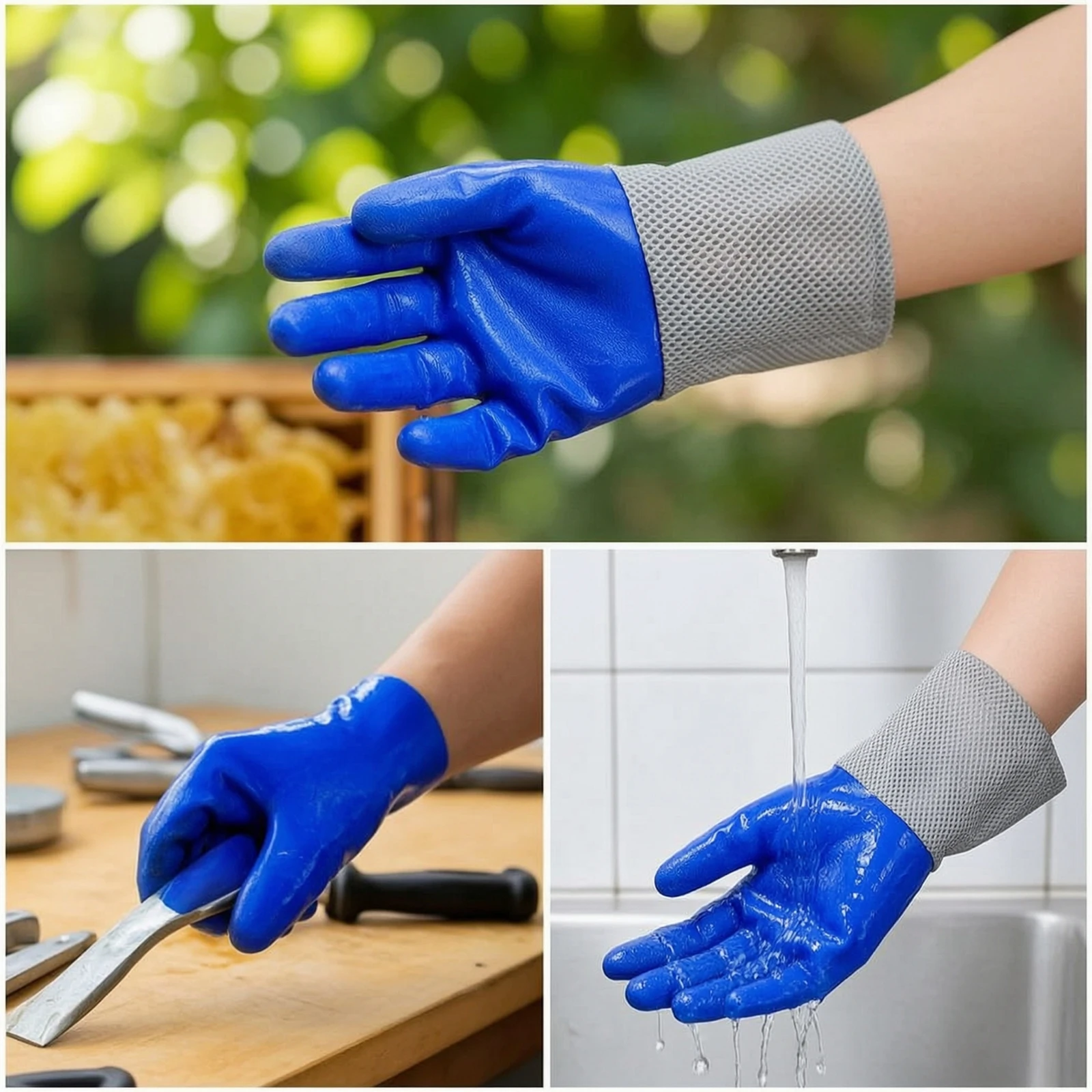 Beekeeping Gloves Defensive Beekeeping Glove with Long Sleeve Gloves with Forearm Guards Flexible Long-Lasting for Beekeepers