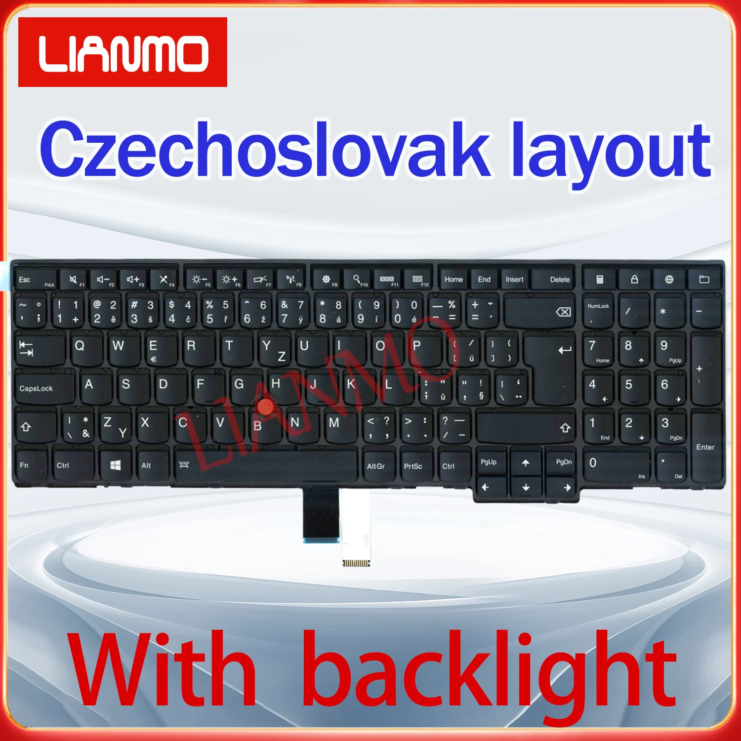 Diseño checoslovaco/griego/hebreo/húngaro para teclado retroiluminado Lenovo Thinkpad T550/T540/T540P/T560/W540/W541/W550/W550S/L540