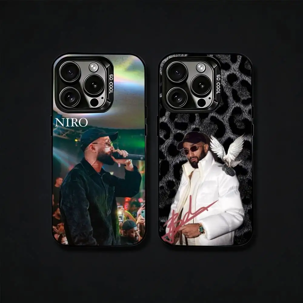 

Rapper N-Niro Ox7 Phone Case For iPhone17, 16,15,14,13,12 Pro Max Black Candy Matte Shockproof Cover