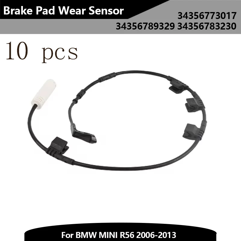 10pcs Auto Parts Front Brake Pad Wear Sensor for MINI R60 R61 COUNTRYMAN PACEMAN 34 35 9 804 833