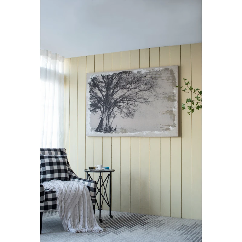 Большой художественный принт на холсте Arboreal Shelter 59 x 39, настенное искусство с цветочным рисунком в традиционном стиле, акцент для домашнего декора