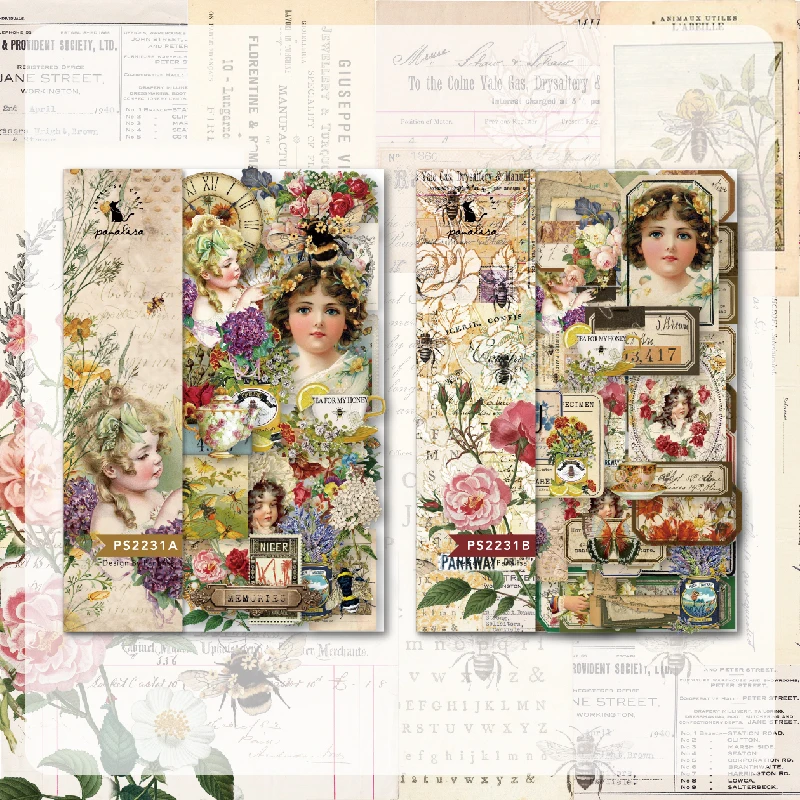 Panalacraft 8 cali 6 cali vintage miód pszczeli wzorzyste papieru Scrapbooking rzemieślnicze opakowanie papierowe DIY craft dokument informacyjny