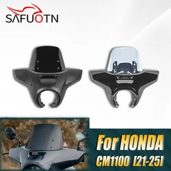 Front Headlight Cover Windscreen Windshield for Honda Rebel CMX1100 2021 2022 2023 2024 2025 Motorcycle Headlamp Fairing Screen