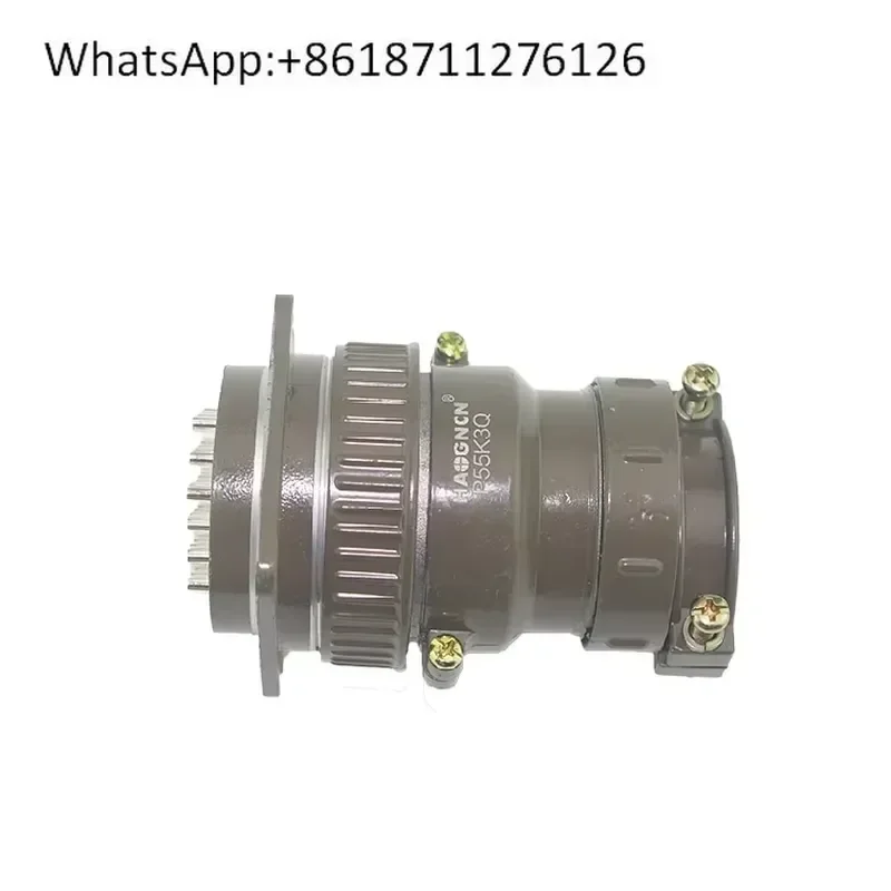 1PCS Aviation plug holder P55-30 core 35 core P55K * Q circular connector cable connector opening 55mm high current