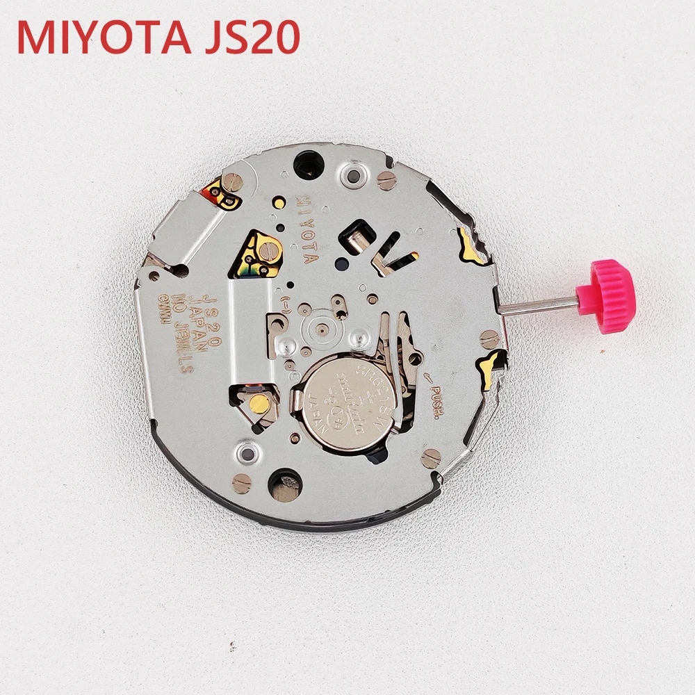 

Японские кварцевые часы Miyota JS20, модификация механизма, сменный механизм JS20, без драгоценностей, с деталями стержня батареи, новинка