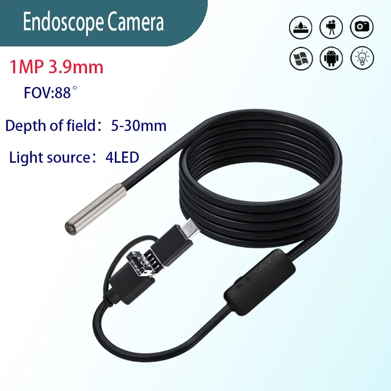 1mp-39mm-fov88を日本語に翻訳してください-°--超短型hd内視鏡プローブ-車修理用-usb-type-c-android-3-in-1-工業用内視鏡