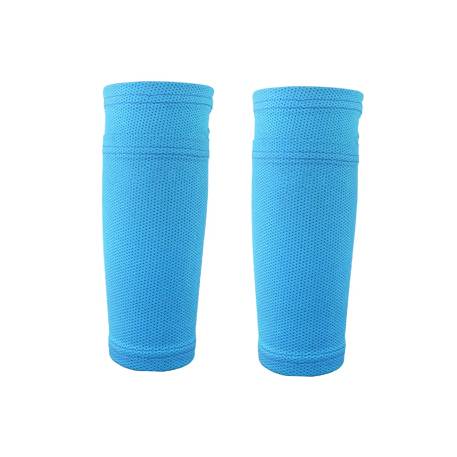 

2x Shin Guard Sleeves with Pocket Protective Socks Football Leg Sleeves Shin